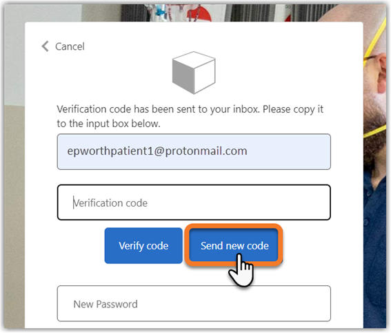 Verification code - Epworth HealthCare