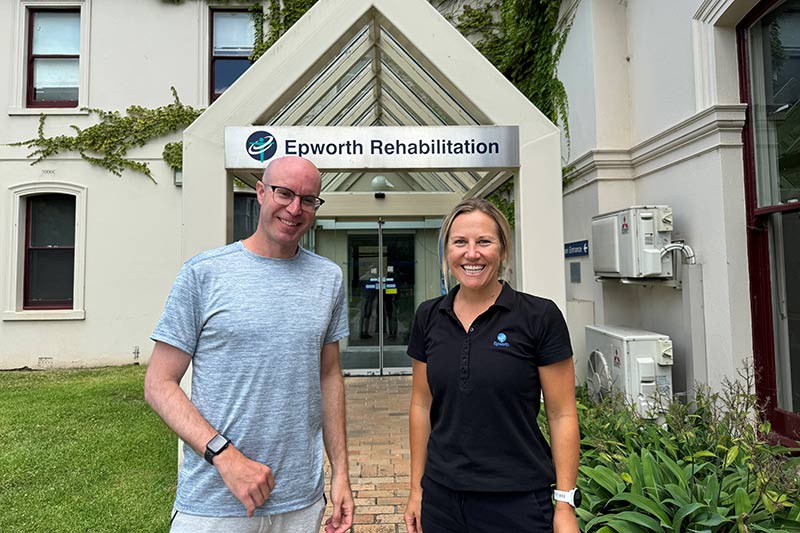 Patient adds author to his accomplishments - Epworth HealthCare
